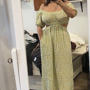Floral Off-Shoulder Dress